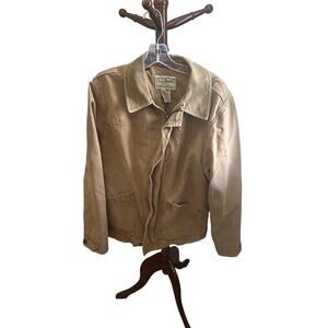 VTG LL Bean Mens Barn Coat Brown Size Medium Chore Field